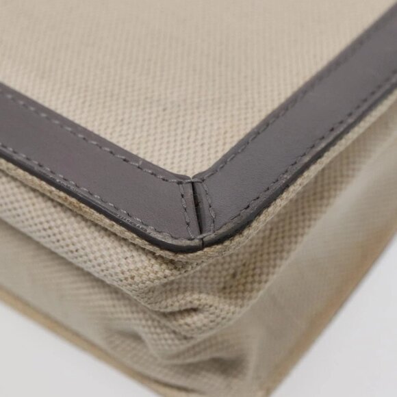 BALENCIAGA Shoulder Bag Canvas Gray Beige Silver 390641 Auth ep5489 - Picture 4 of 16